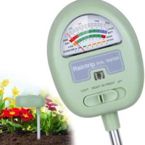 Soil Moisture Meter,4-in-1 Soil Ph Meter, Soil Tes…