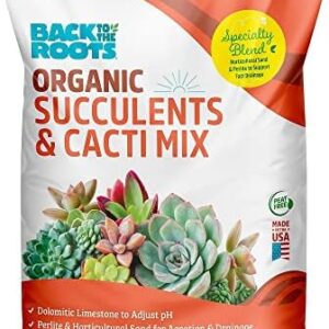 Back to the Roots 100% Organic Succulent & Cacti M…