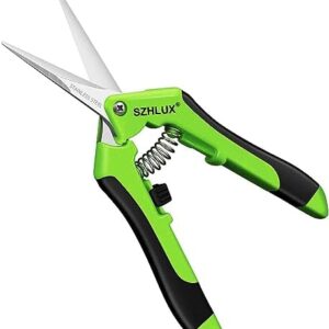 SZHLUX 1-Pack Pruning Shears, 6.5” Gardening Hand…