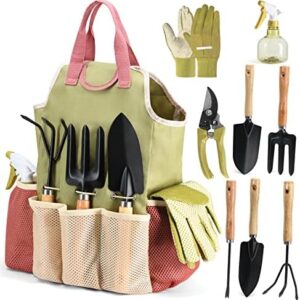 Gardening Tools Set of 10 – Complete Heavy Duty Ga…