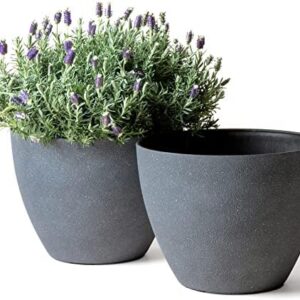 LA JOLIE MUSE Outdoor Planters Garden Flower Pots …