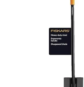 Fiskars 46″ Spade Garden Shovel – Steel Flat Shove…