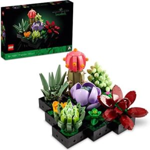 LEGO Icons Succulents Artificial Plant Set for Adu…