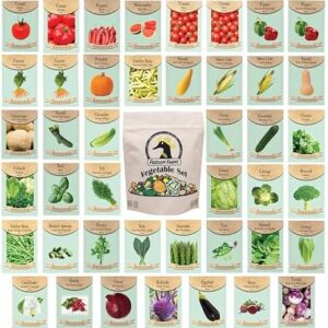 Set of 43 Assorted Vegetable & Herb Seed Packets -…