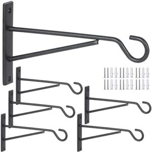 6″ Hanging Plant Hooks, 6 Pack Hanging Basket Brac…