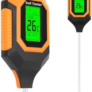 4 in 1 Digital Soil Moisture Meter，PH Meter/Soil M…
